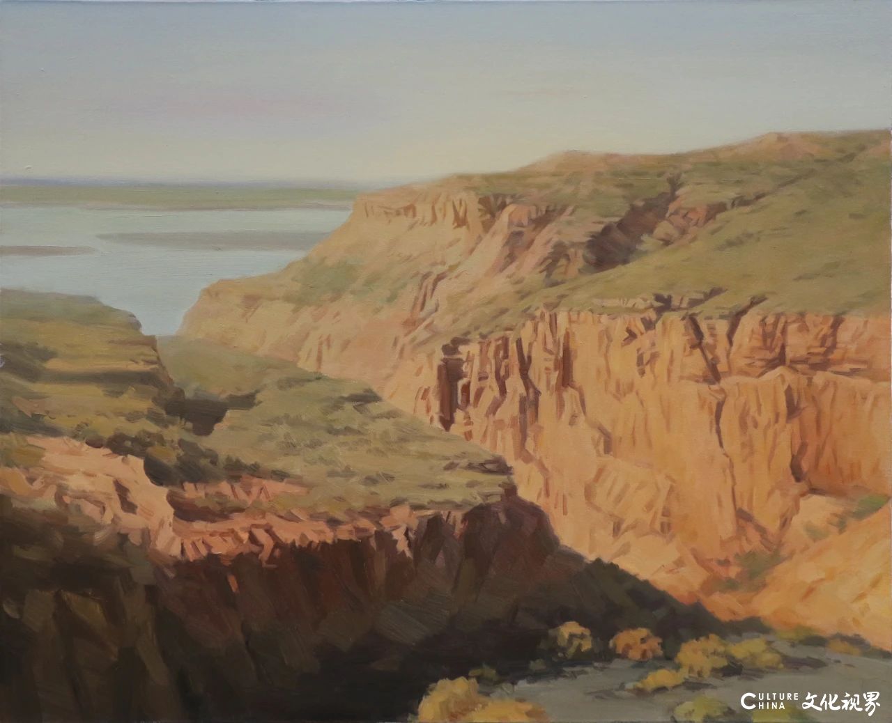 “黄河之声——2025宁夏油画作品展（网络展）”开展