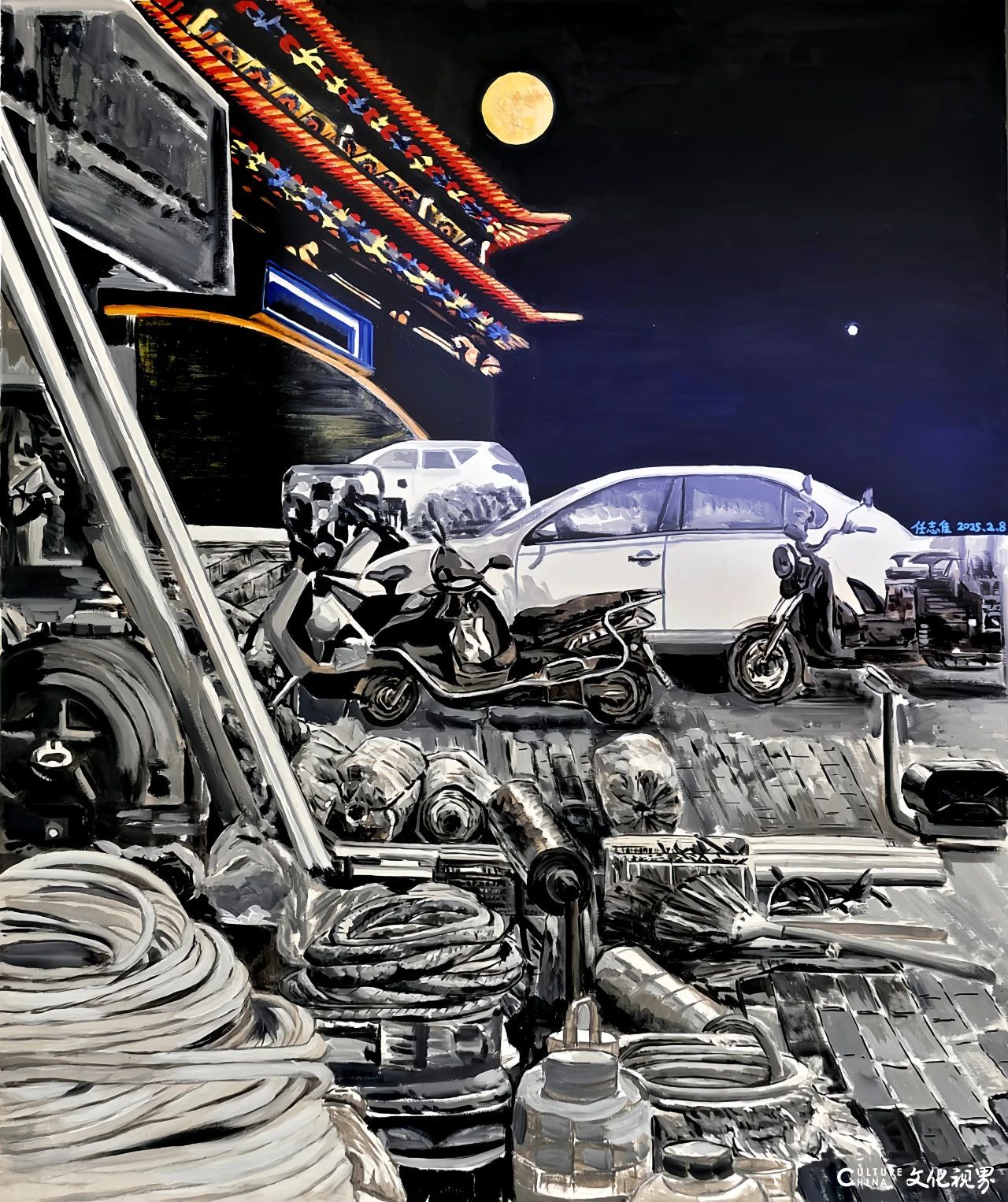 “黄河之声——2025宁夏油画作品展（网络展）”开展