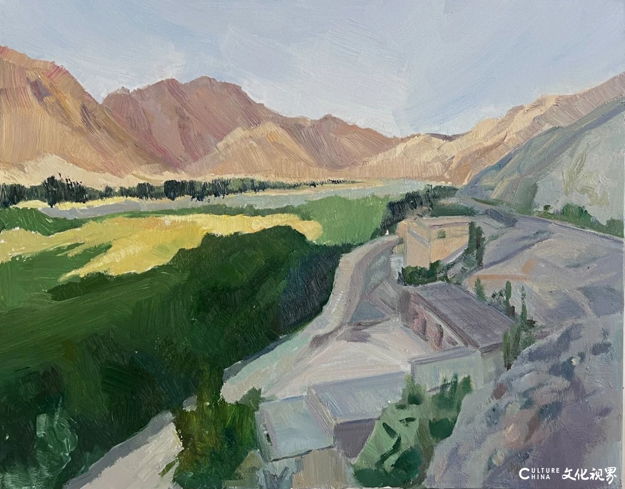 “黄河之声——2025宁夏油画作品展（网络展）”开展