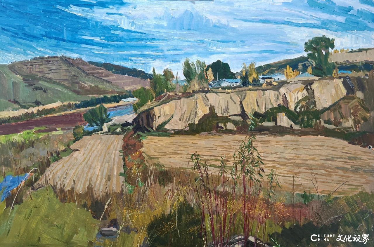 “黄河之声——2025宁夏油画作品展（网络展）”开展