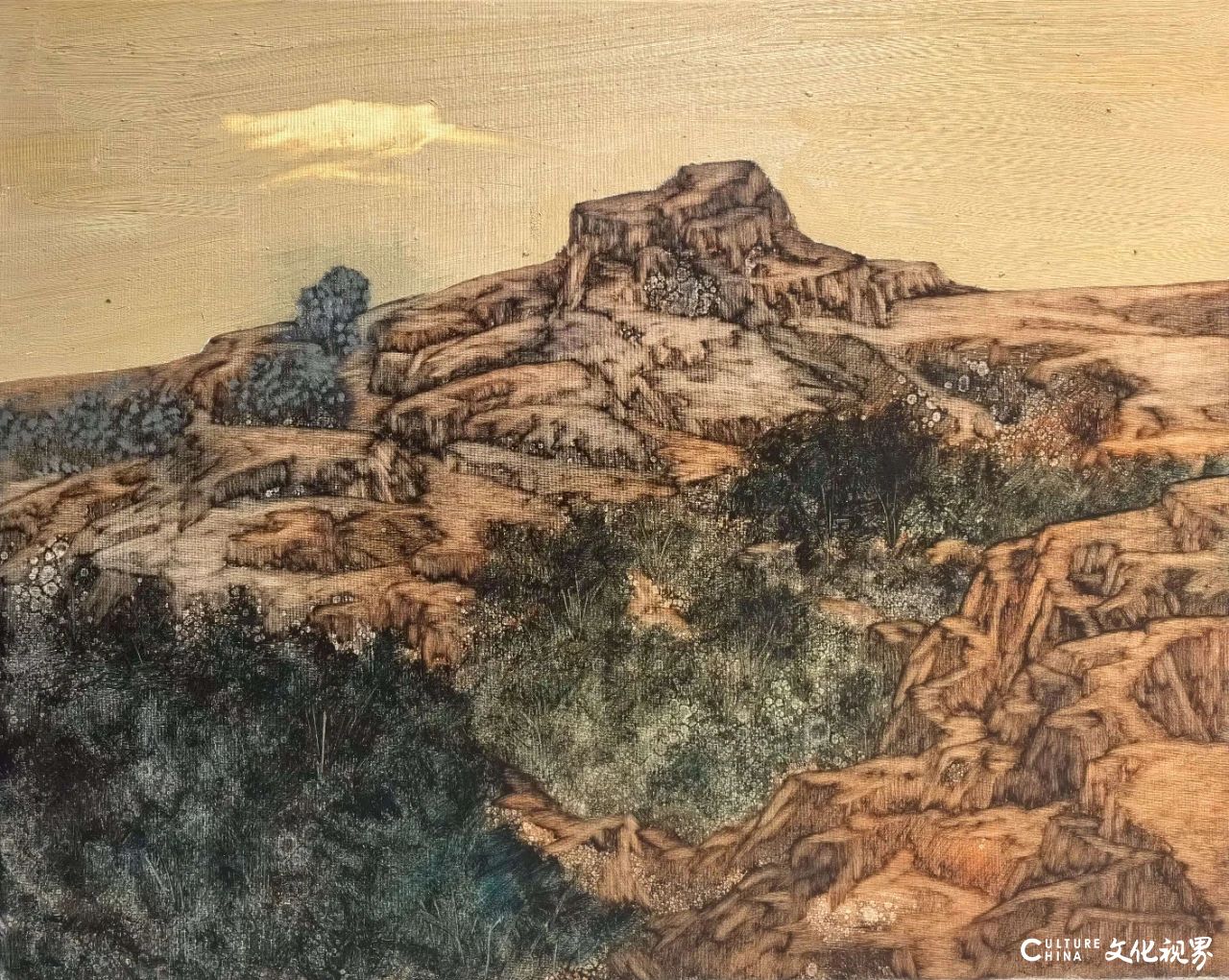 “黄河之声——2025宁夏油画作品展（网络展）”开展