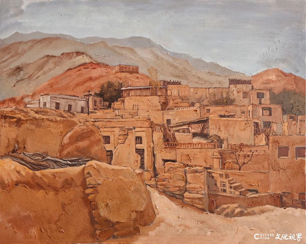 “黄河之声——2025宁夏油画作品展（网络展）”开展