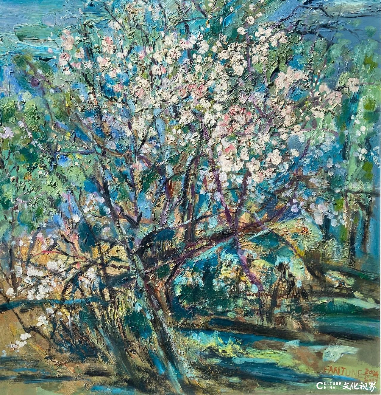 “黄河之声——2025宁夏油画作品展（网络展）”开展
