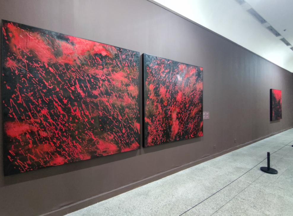 “再中国风——王心耀艺术展”开幕式昨日在湖北美术馆举行