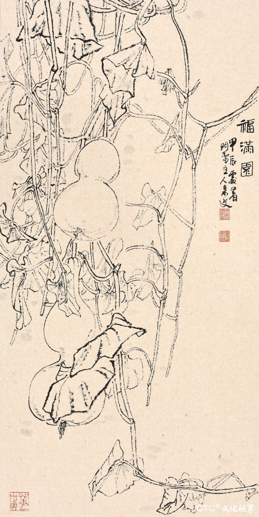 DeepSeek谈艺丨线韵的觉醒——王来文白描艺术的当代性重构