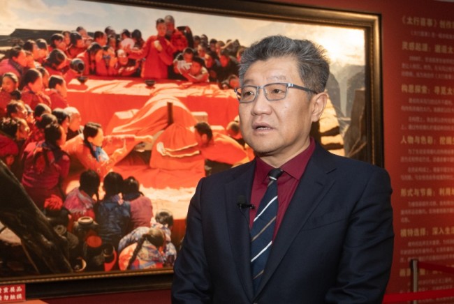“诗意与乡土的对话——王沂东油画走进太原美术馆”活动昨日正式启动