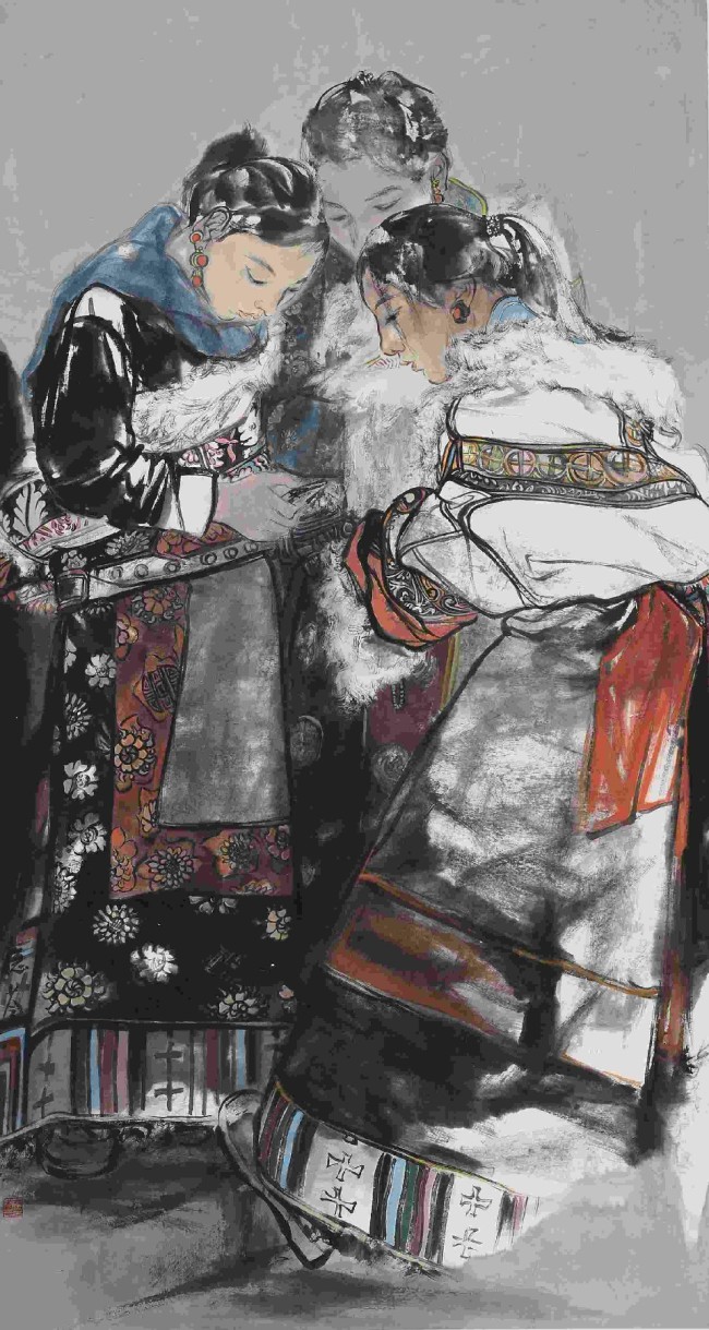 王稳苓·水墨人物画 | “意”由心生，“象”自天成，光影中呈现出空灵与朦胧的质感