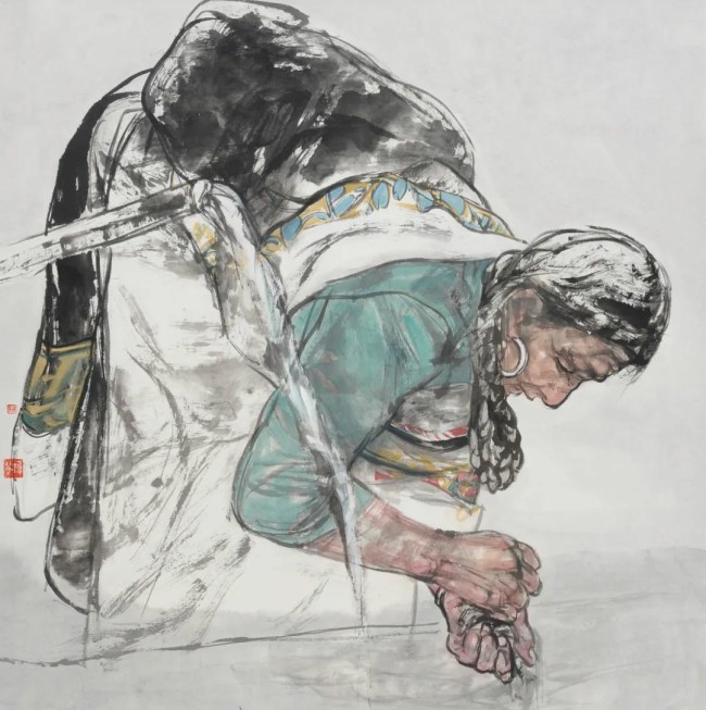 王稳苓·水墨人物画 | “意”由心生，“象”自天成，光影中呈现出空灵与朦胧的质感