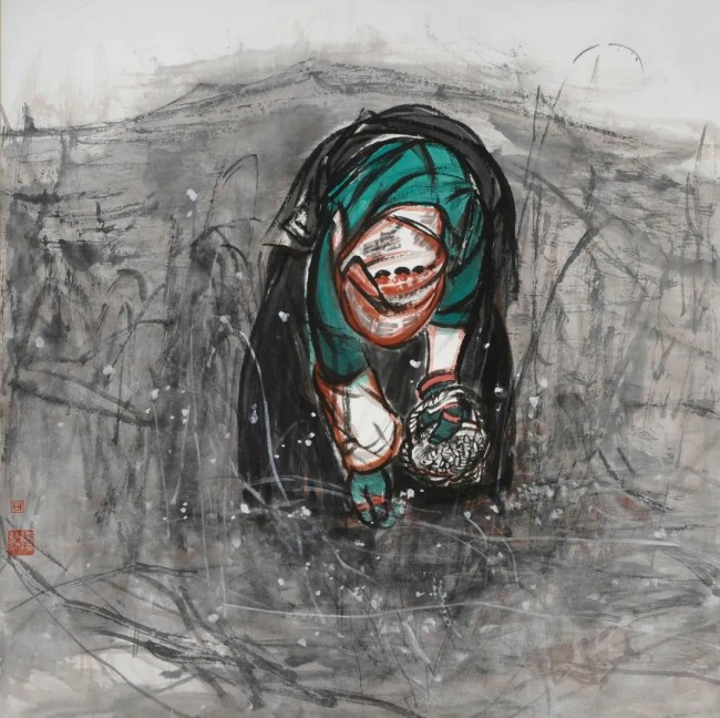 王稳苓·水墨人物画 | “意”由心生，“象”自天成，光影中呈现出空灵与朦胧的质感