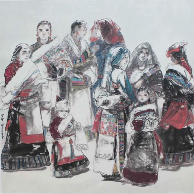 王稳苓·水墨人物画 | “意”由心生，“象”自天成，光影中呈现出空灵与朦胧的质感