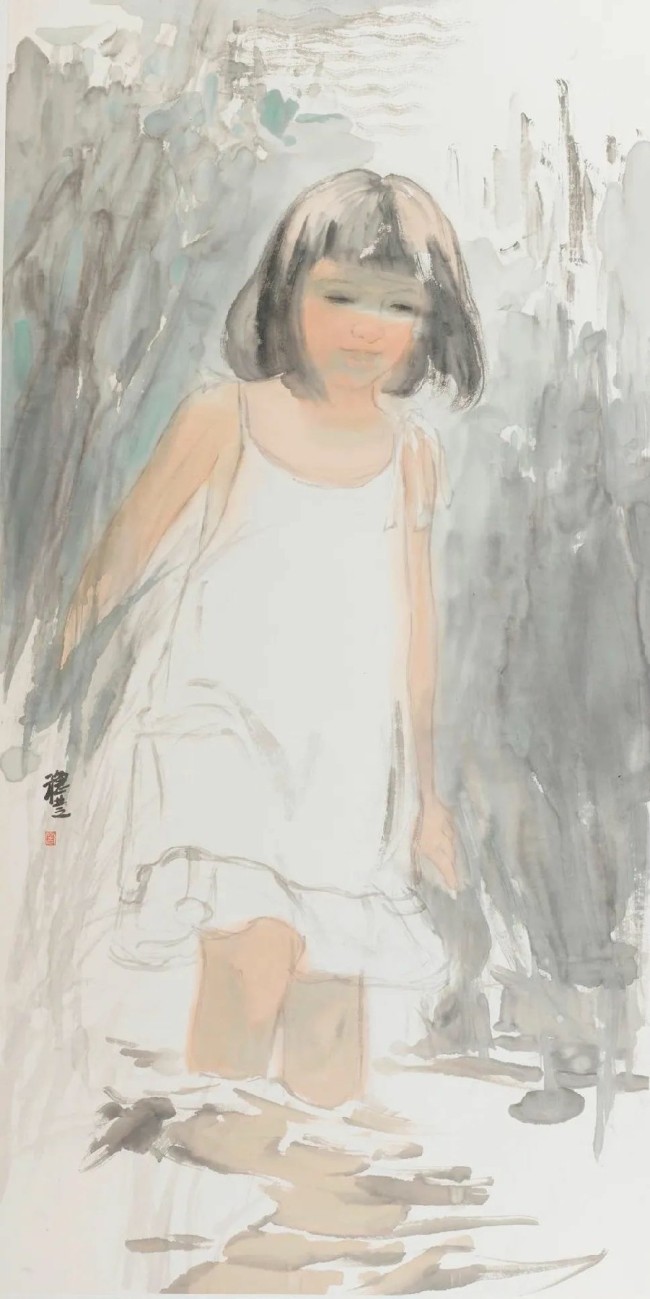 王稳苓·水墨人物画 | “意”由心生，“象”自天成，光影中呈现出空灵与朦胧的质感