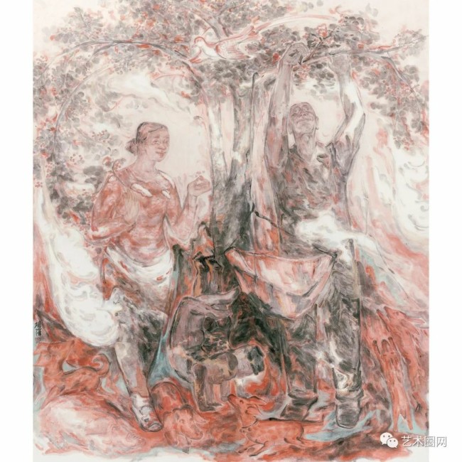 姚砚泽以女性细腻的情感和粗狂的笔触，描绘普罗大众的艺术具象与精神内涵