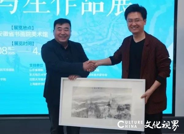 “墨花吹雨，笔绘春风——夏吉宏写生作品展”昨日在安徽省书画院美术馆开幕