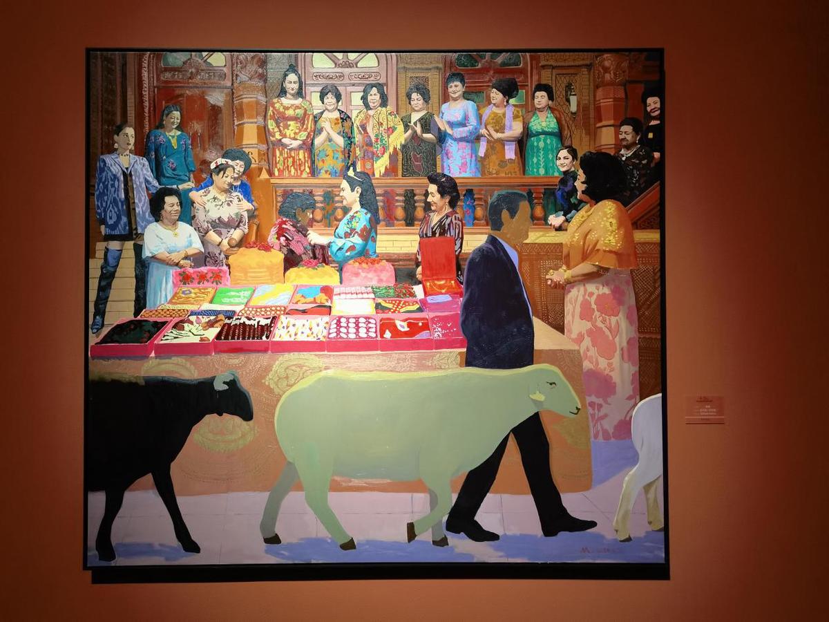 “第三届新疆文化艺术节美术系列展览·第五届新疆油画展”在新疆美术馆开幕，展期至4月21日