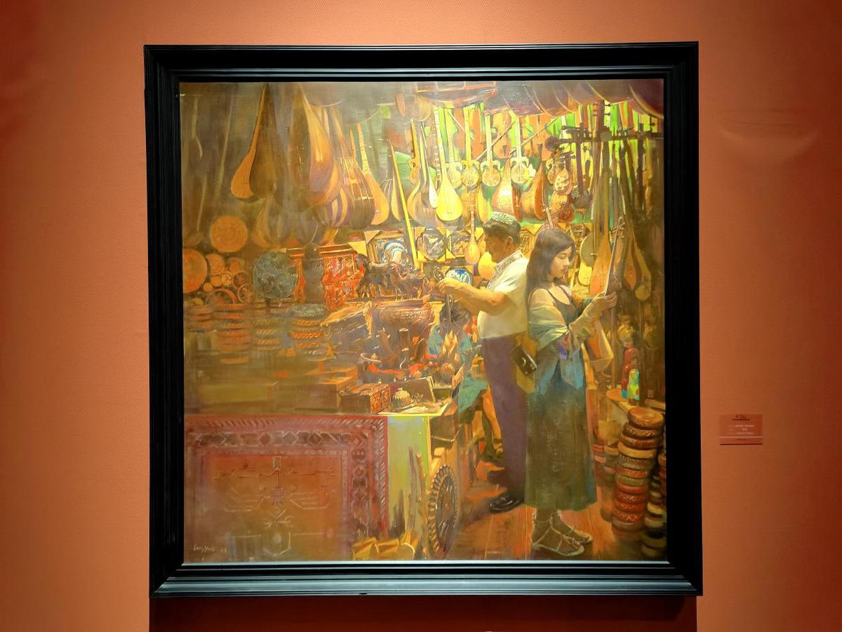 “第三届新疆文化艺术节美术系列展览·第五届新疆油画展”在新疆美术馆开幕，展期至4月21日