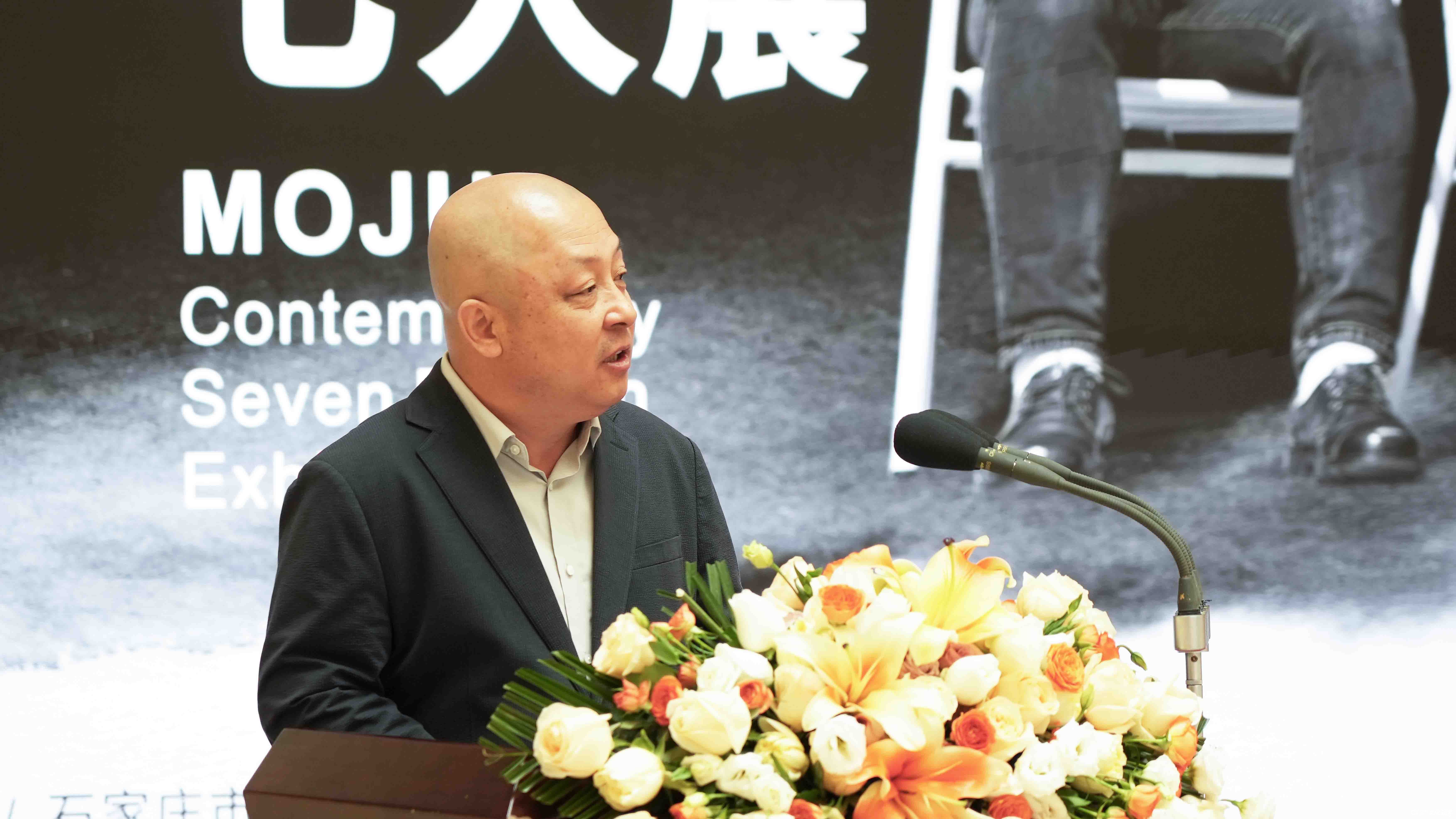 “墨局——当代七人展”昨日在石家庄市美术馆盛大开幕