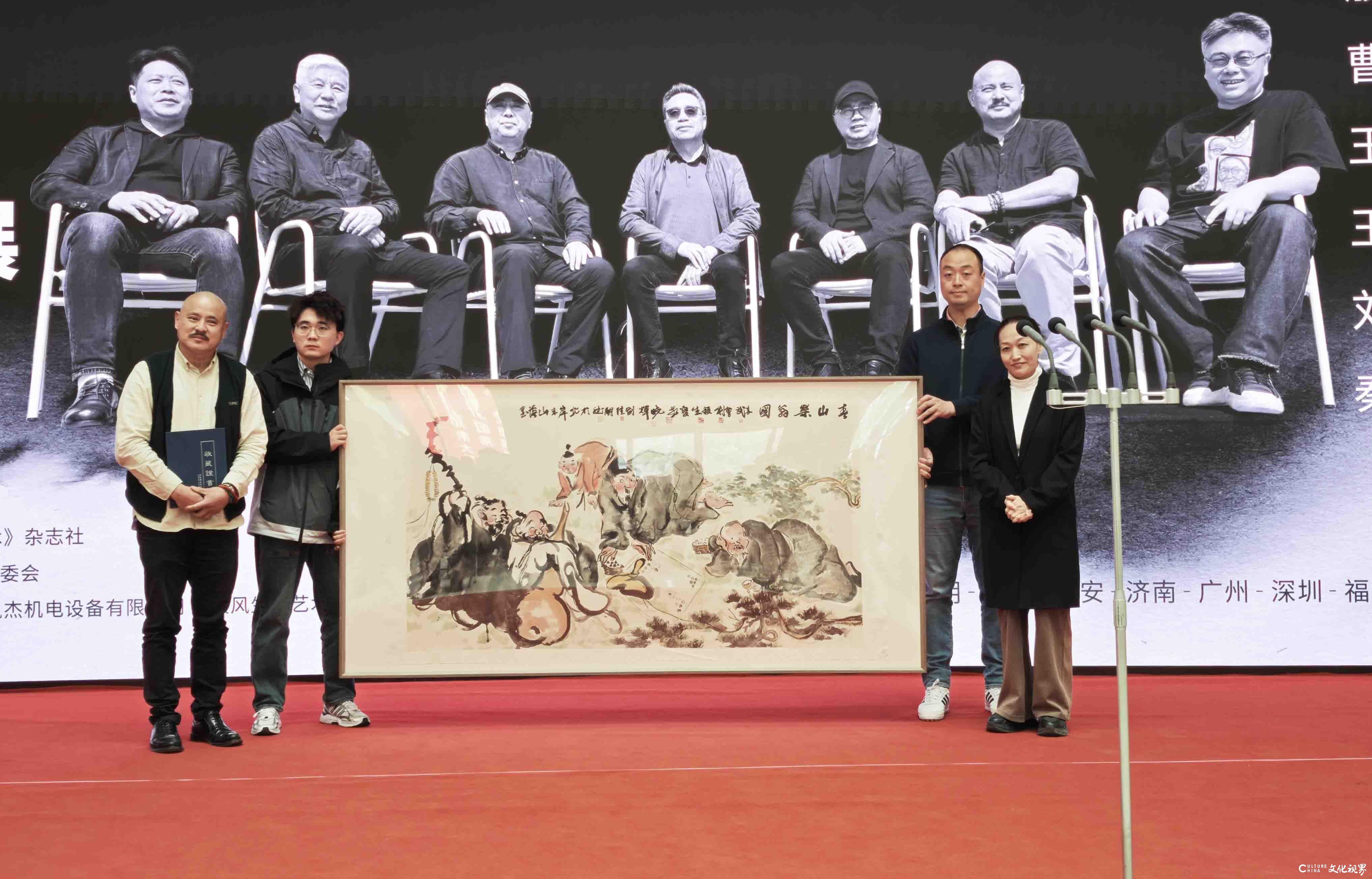 “墨局——当代七人展”昨日在石家庄市美术馆盛大开幕