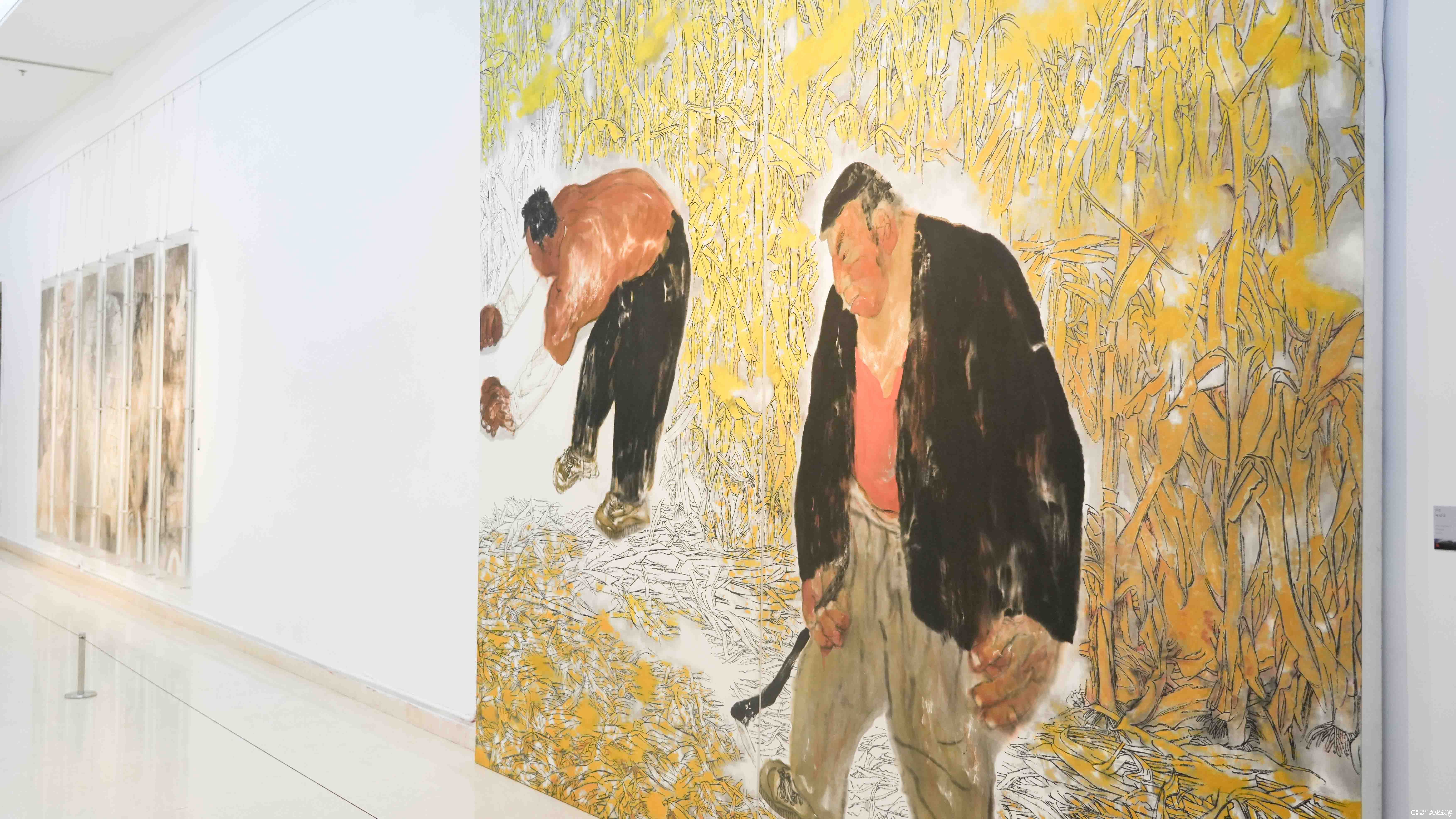“墨局——当代七人展”昨日在石家庄市美术馆盛大开幕
