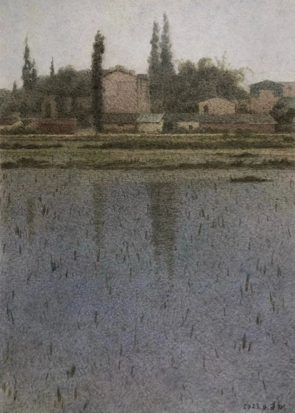 王建彬的“水彩田野” | 景在情在，画景也画心