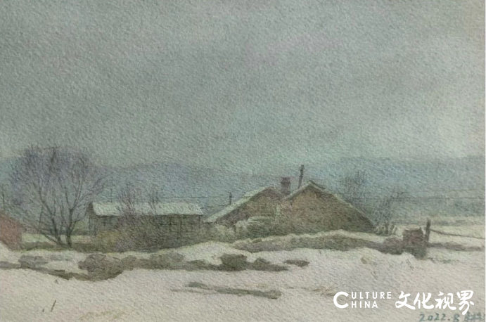 王建彬的“水彩田野” | 景在情在，画景也画心