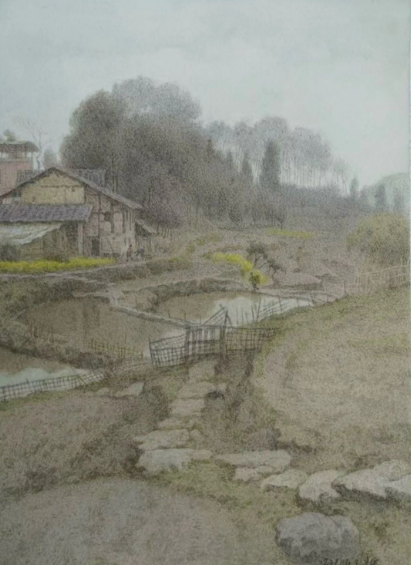 王建彬的“水彩田野” | 景在情在，画景也画心