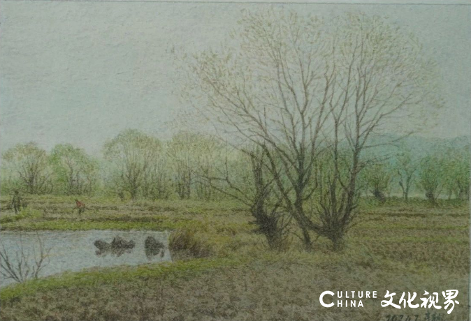 王建彬的“水彩田野” | 景在情在，画景也画心