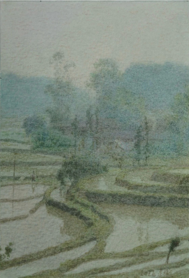 王建彬的“水彩田野” | 景在情在，画景也画心