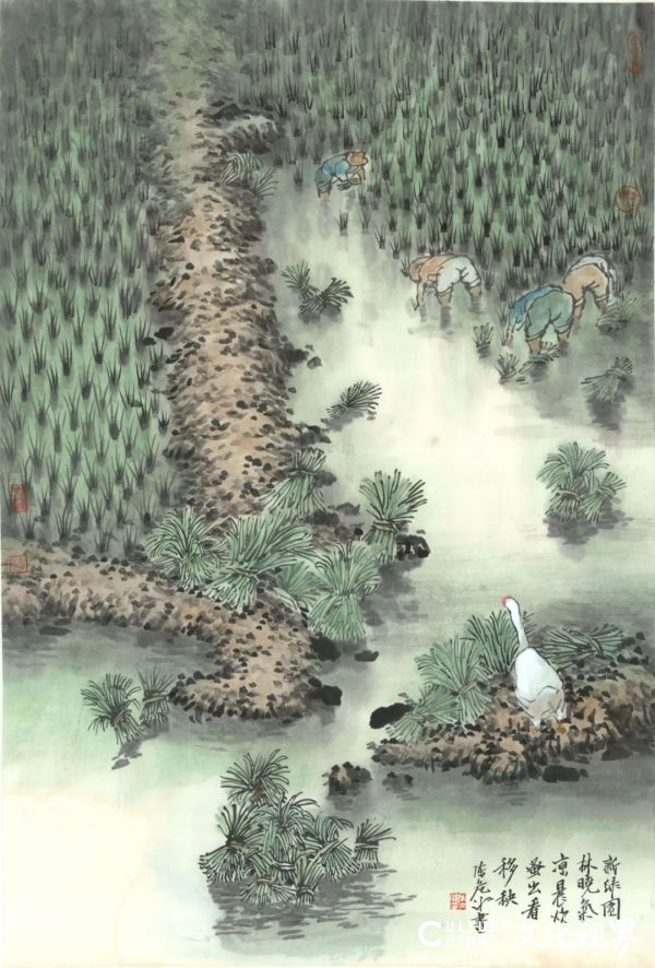 “回归自然，独抒性灵——陈危冰田园诗意画展”艺术分享会今日在淮安市美术馆举办