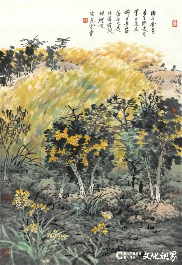 “回归自然，独抒性灵——陈危冰田园诗意画展”艺术分享会今日在淮安市美术馆举办
