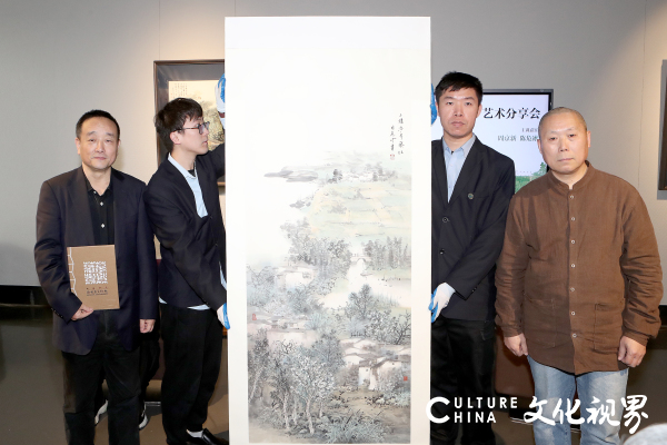 “回归自然，独抒性灵——陈危冰田园诗意画展”艺术分享会今日在淮安市美术馆举办