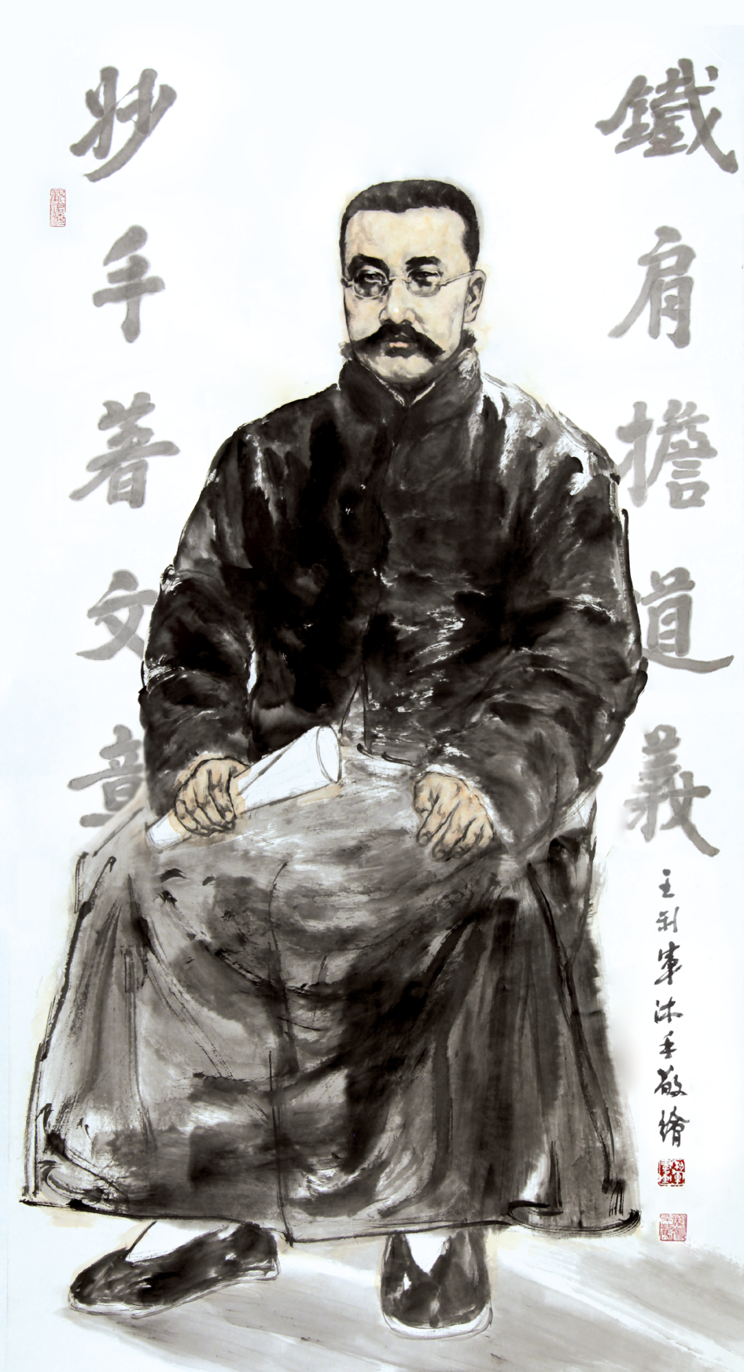 王利军·人物画 | 笔墨点滴之间渗透着依意取象的境界