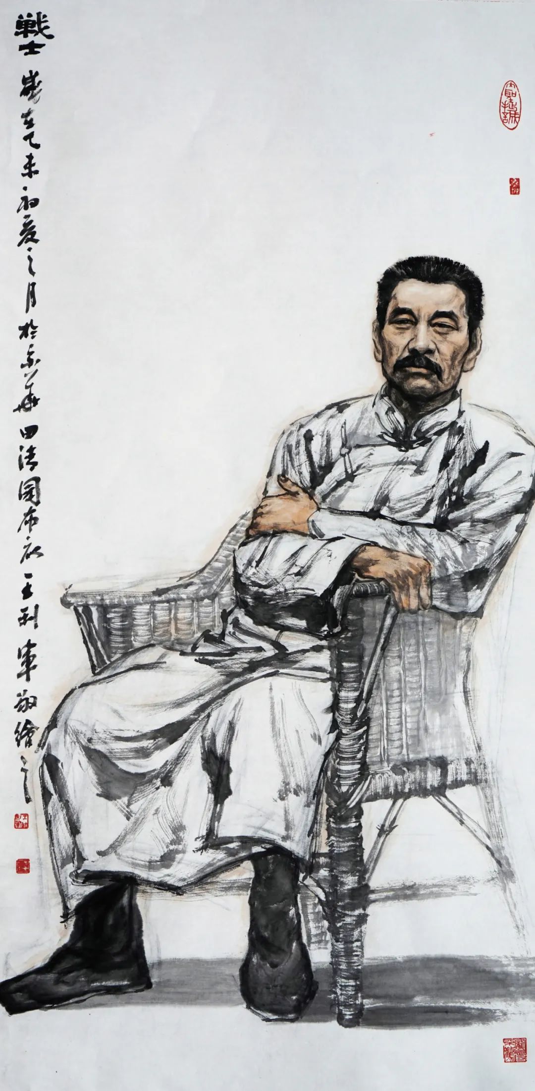 王利军·人物画 | 笔墨点滴之间渗透着依意取象的境界