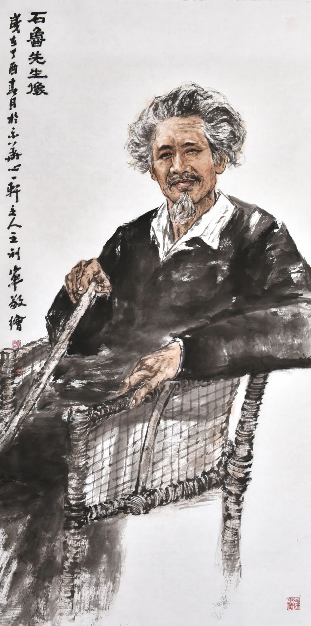 王利军·人物画 | 笔墨点滴之间渗透着依意取象的境界