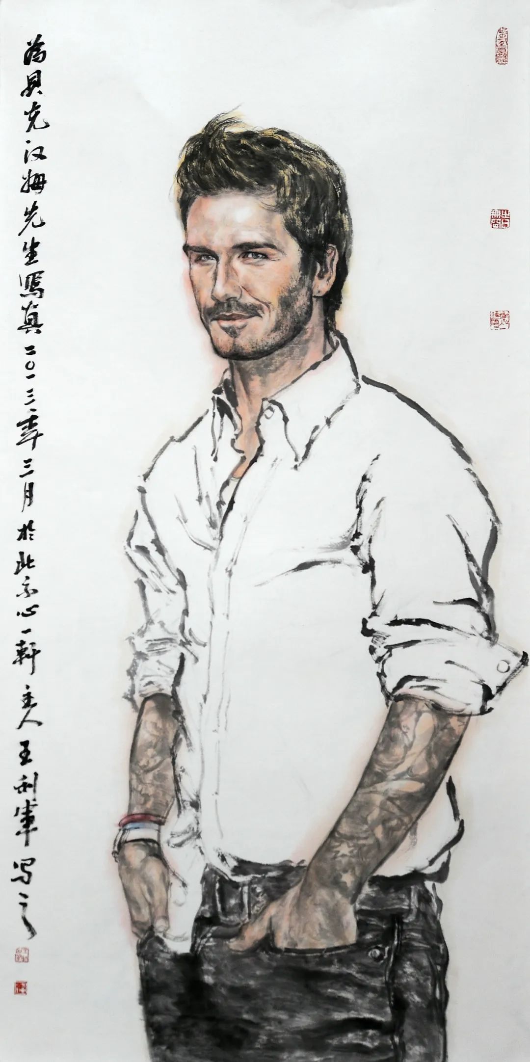 王利军·人物画 | 笔墨点滴之间渗透着依意取象的境界