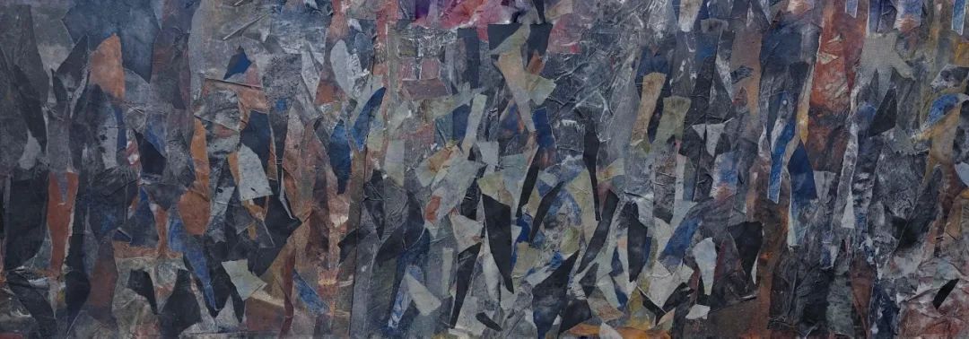 “第三届黑龙江省综合材料绘画作品双年展”昨日在哈尔滨师范大学美术馆开幕