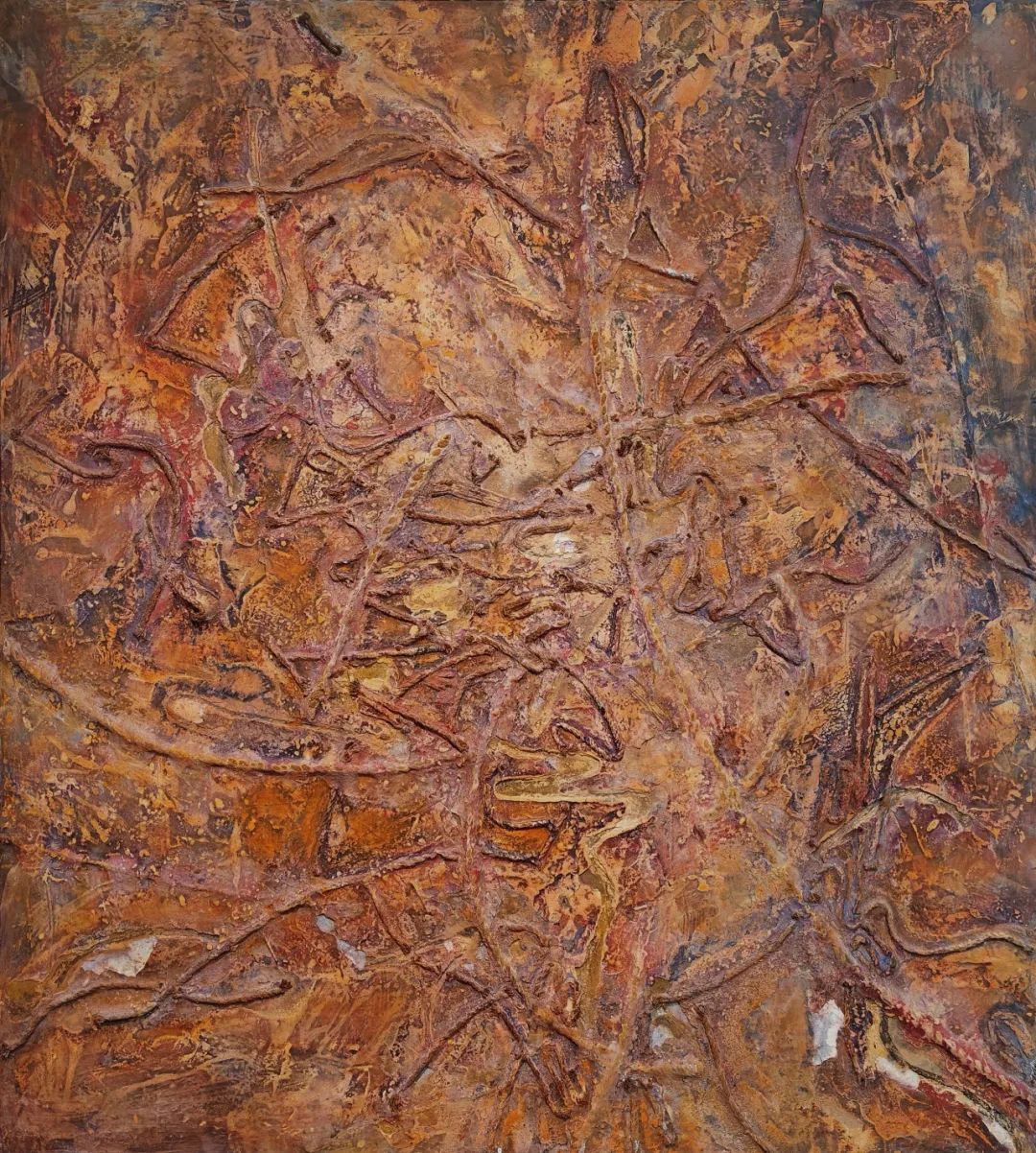 “第三届黑龙江省综合材料绘画作品双年展”昨日在哈尔滨师范大学美术馆开幕