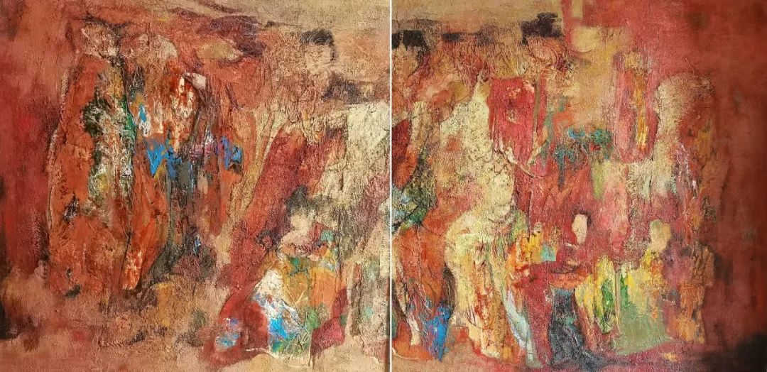 “第三届黑龙江省综合材料绘画作品双年展”昨日在哈尔滨师范大学美术馆开幕