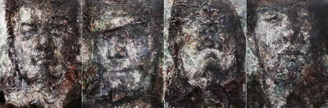 “第三届黑龙江省综合材料绘画作品双年展”昨日在哈尔滨师范大学美术馆开幕
