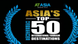 AT Asia亚洲文旅大赏国际旅行目的地TOP50榜单发布：我国香港和上海强势上榜前十
