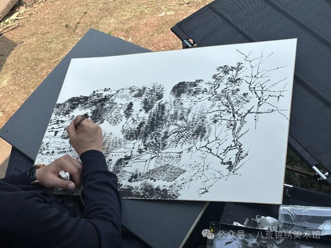 探源笔墨文脉，激活乡土艺术基因——卢禹舜一行深入四川泸州开展艺术调研与写生活动