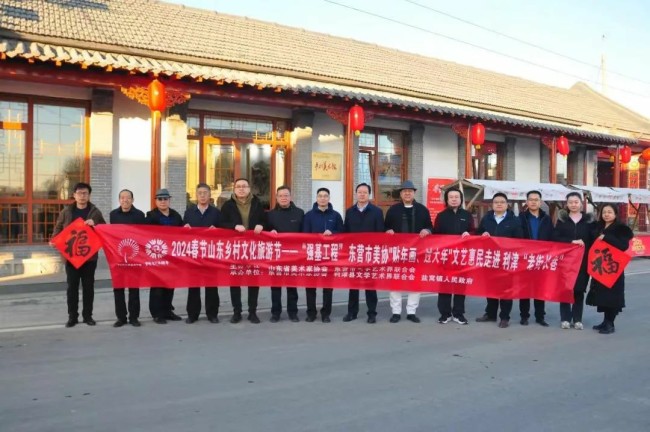 各种文艺活动和艺术实践将传统文化与现代文旅融合——东营老街长巷乡村美术馆赋能乡村文化振兴有“实料”