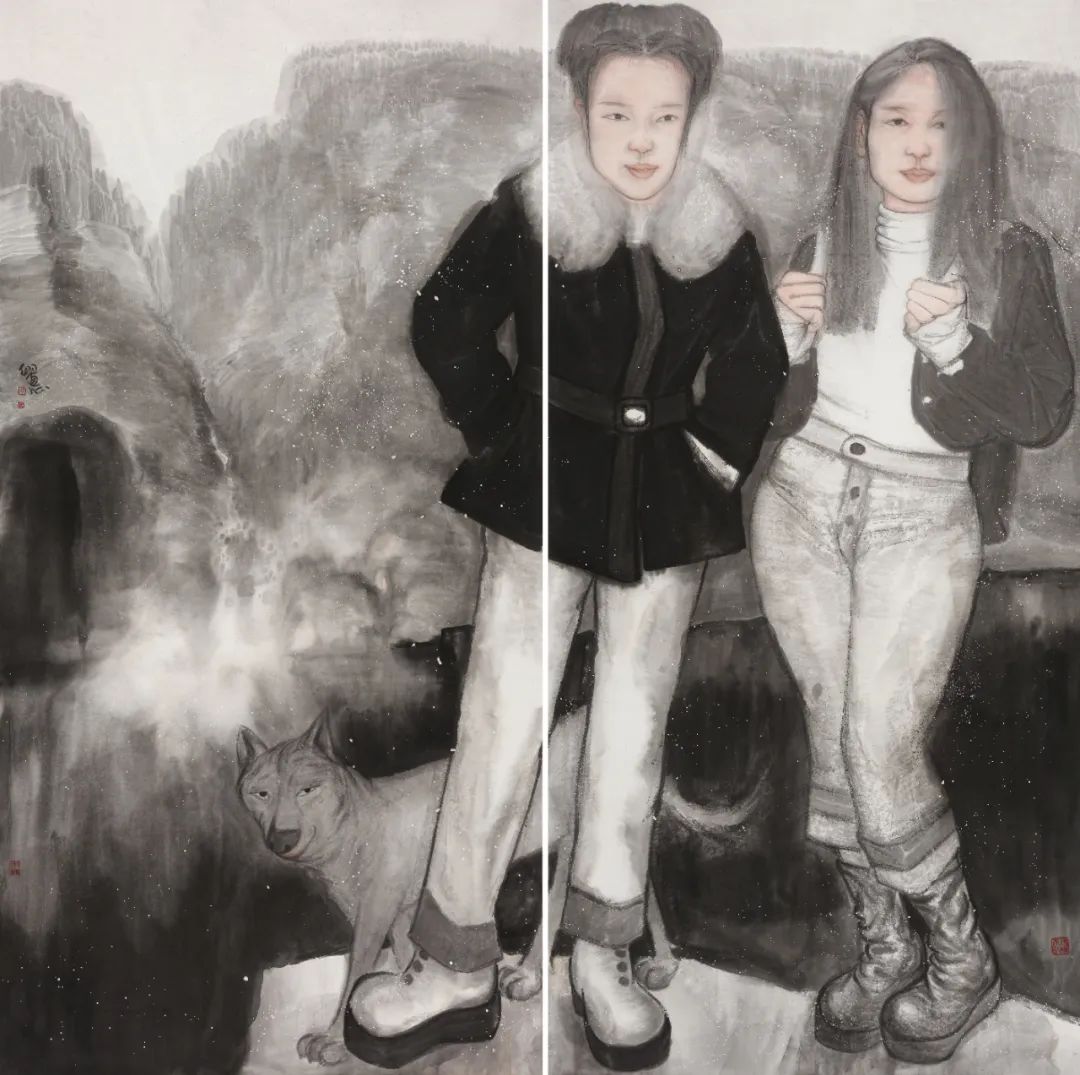 秦嗣德·现代水墨人物画 | 直抵生命的表达，彰显普适性的生存意识和生命本能