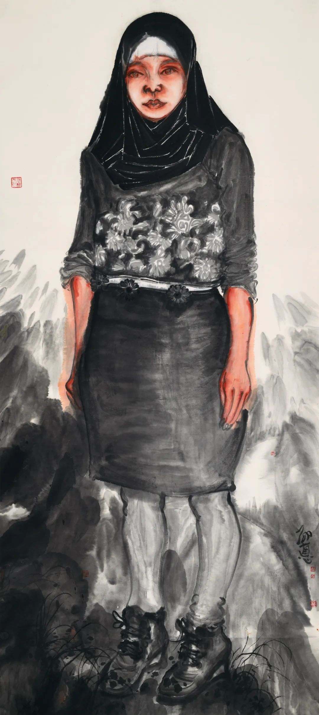 秦嗣德·现代水墨人物画 | 直抵生命的表达，彰显普适性的生存意识和生命本能