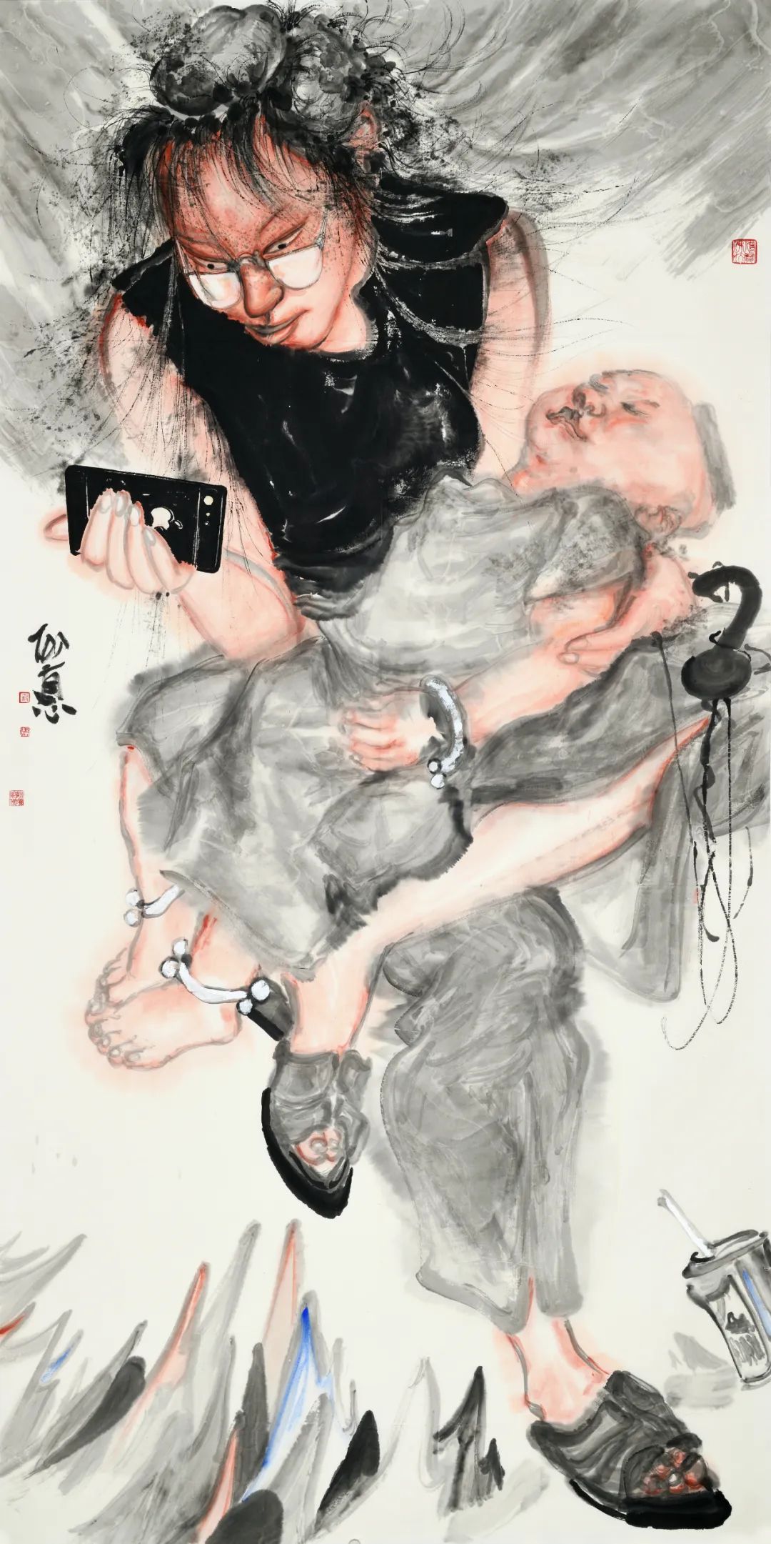 秦嗣德·现代水墨人物画 | 直抵生命的表达，彰显普适性的生存意识和生命本能