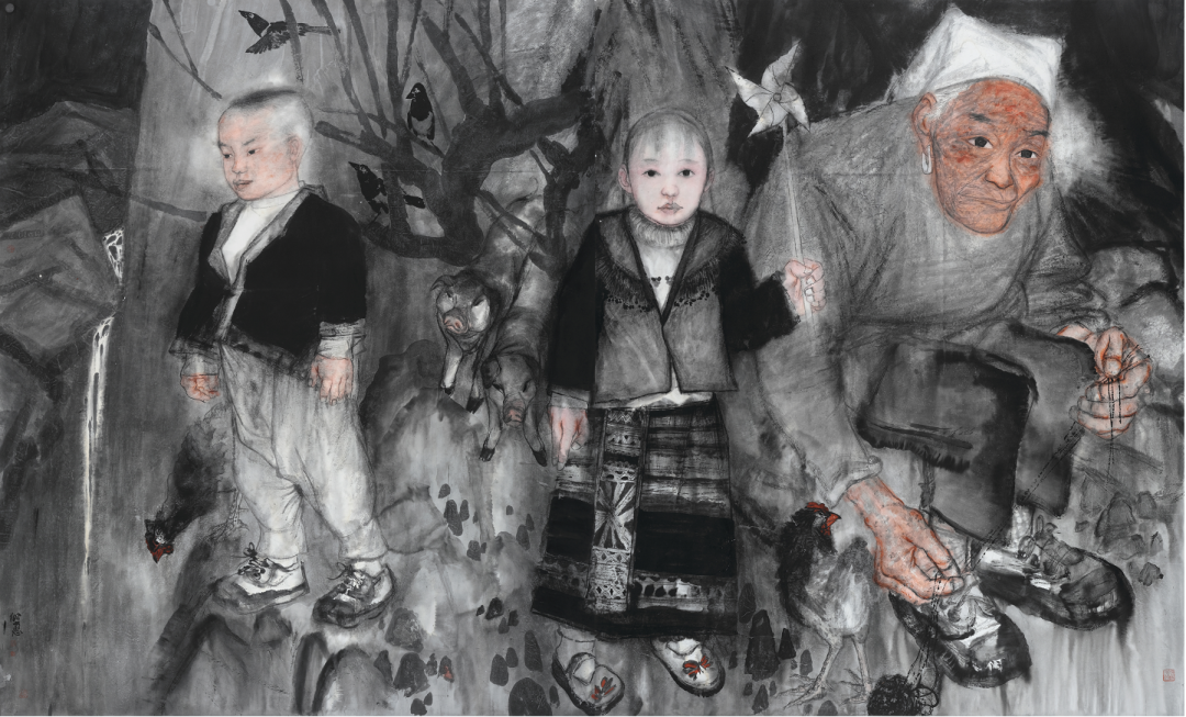 秦嗣德·现代水墨人物画 | 直抵生命的表达，彰显普适性的生存意识和生命本能