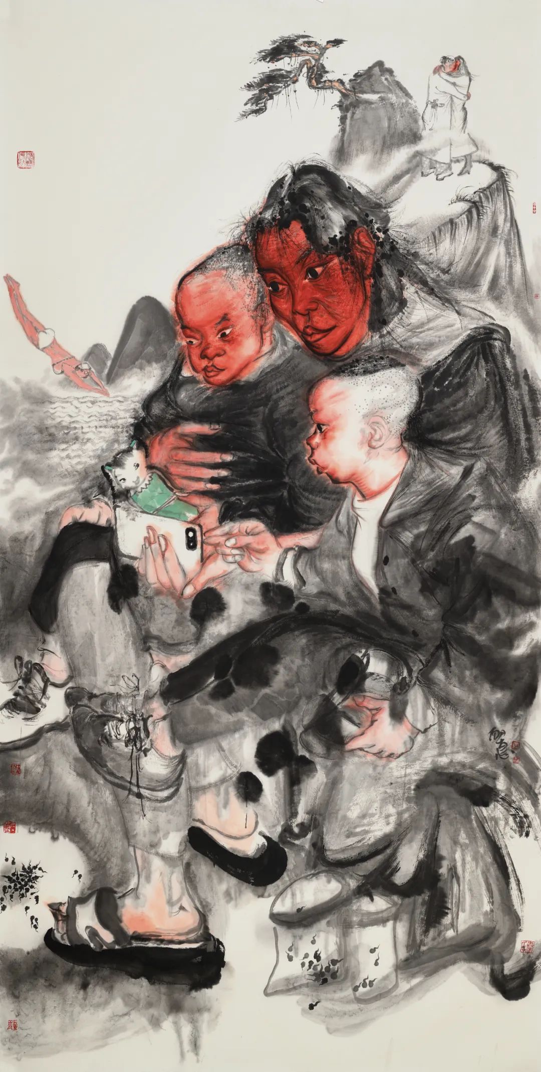 秦嗣德·现代水墨人物画 | 直抵生命的表达，彰显普适性的生存意识和生命本能