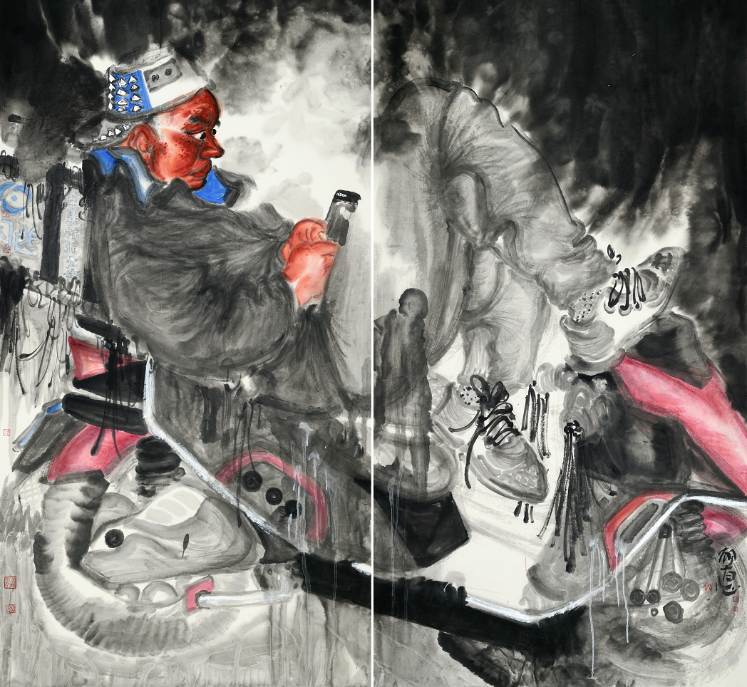 秦嗣德·现代水墨人物画 | 直抵生命的表达，彰显普适性的生存意识和生命本能