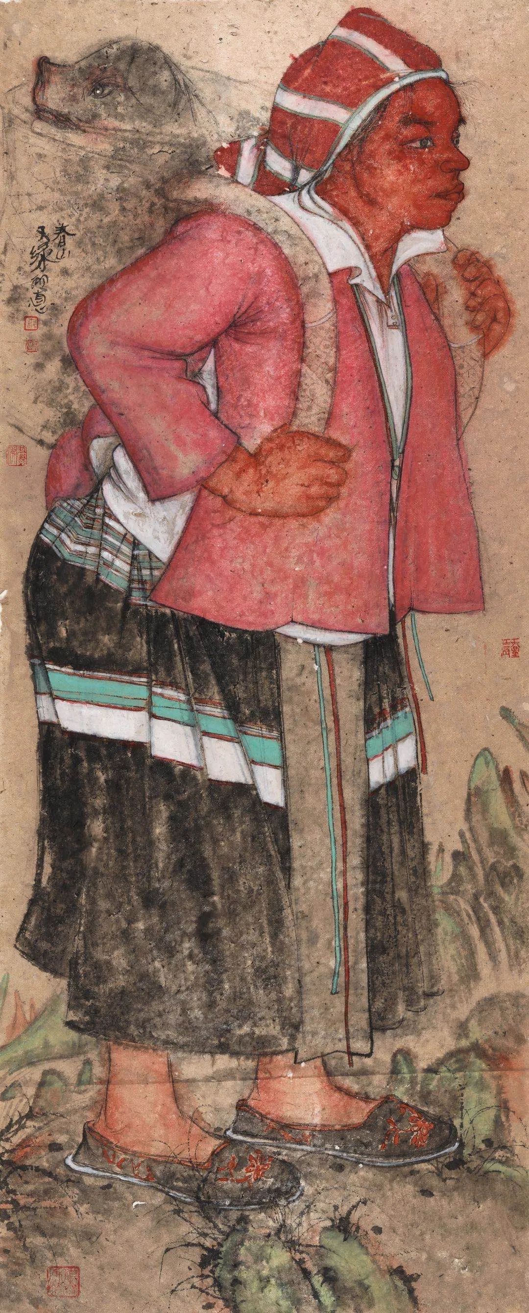 秦嗣德·现代水墨人物画 | 直抵生命的表达，彰显普适性的生存意识和生命本能