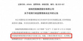 绿地集团被执行总金额已超68亿元，董事长张玉良、执行总裁张蕴再陷“监管风暴”