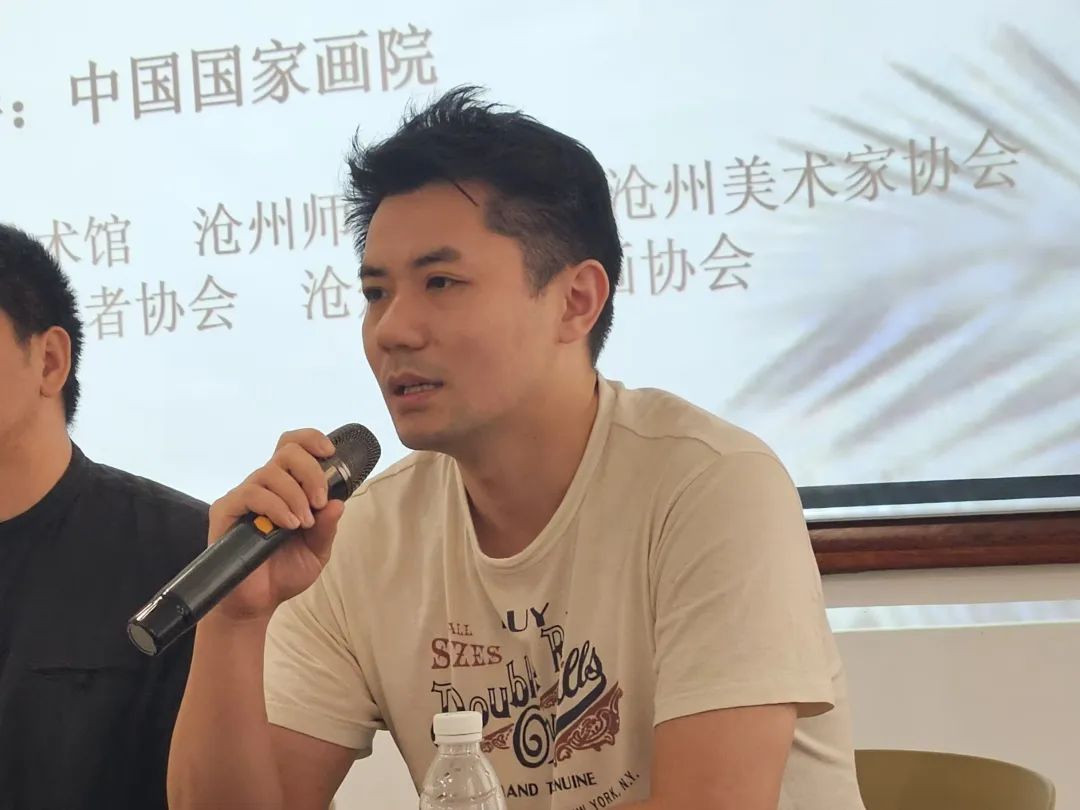 中国国家画院院长刘万鸣一行到河北沧州调研交流